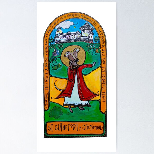 Item preview, Guinefort the Greyhound designed and sold by Abbey of the Arts.
