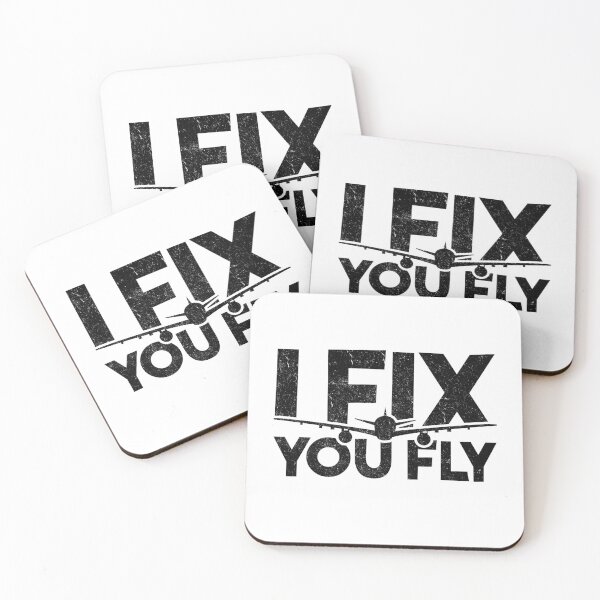 Item preview, I Fix You Fly – Aviation Mechanic Design designed and sold by JA World - Art & Design.