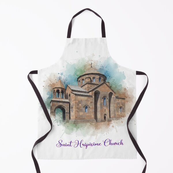 Item preview, Saint Hripsime Church Watercolor Art – Echmiadzin Armenia  designed and sold by NareArt.