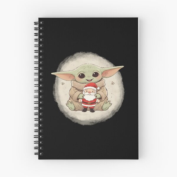 Aperçu de l'œuvre Bébé Yoda avec la poupée Père Noël créée et vendue par LIS AND MELIVERSO.