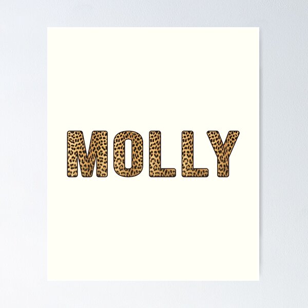 Item preview, Molly Name Leopard Print designed and sold by Jeallan Designs.