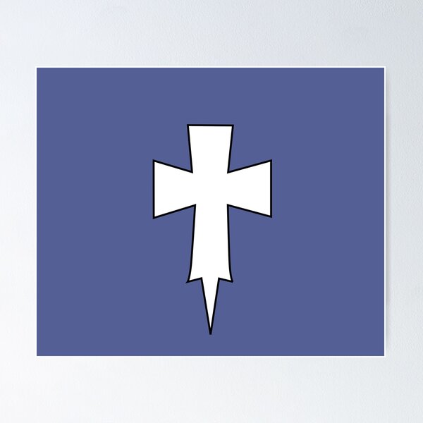 Item preview, Cross of Íñigo Arista on the flag of Aragon - Spain designed and sold by cvelasco88.