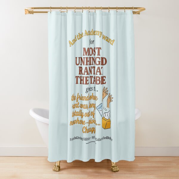 Item preview, FriendsGiving Edition – And the Academy Award for MOST UNHINGED RANT AT THE TABLE goes to... the friend whose rant was long, loud, totally out of nowhere — giving... Cheugy! - V2 designed and sold by WheelieGdArt.