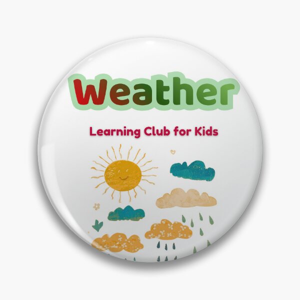 Item preview, Weather Learning Club for Kids designed and sold by AME Kids Designs.