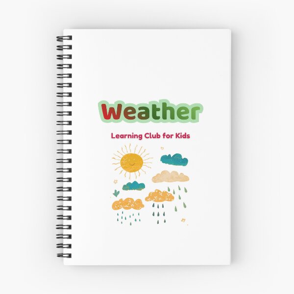 Item preview, Weather Learning Club for Kids designed and sold by AME Kids Designs.