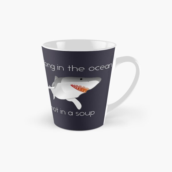 Item preview, I Belong in The Ocean and Not in A Soup - Save the Sharks Stop Finning designed and sold by ColorFlowArt.