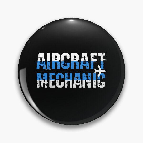 Item preview, Aircraft Mechanic – Grunge Aviation Text Design designed and sold by JA World - Art & Design.