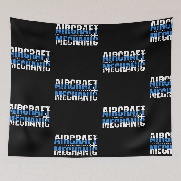 Item preview, Aircraft Mechanic – Grunge Aviation Text Design designed and sold by JA World - Art & Design.