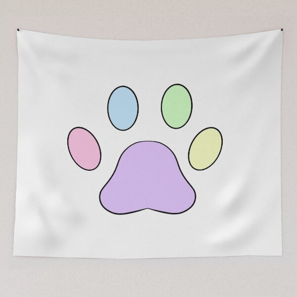 Item preview, Pastel Rainbow Paw designed and sold by Luna’s Magic Shoppe.