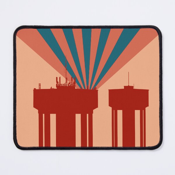 Item preview, Steel Town Water Towers, Corby, Northamptonshire, UK - Retro designed and sold by Kate Anderson Art.