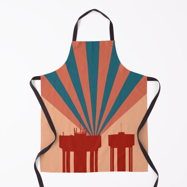 Item preview, Steel Town Water Towers, Corby, Northamptonshire, UK - Retro designed and sold by Kate Anderson Art.