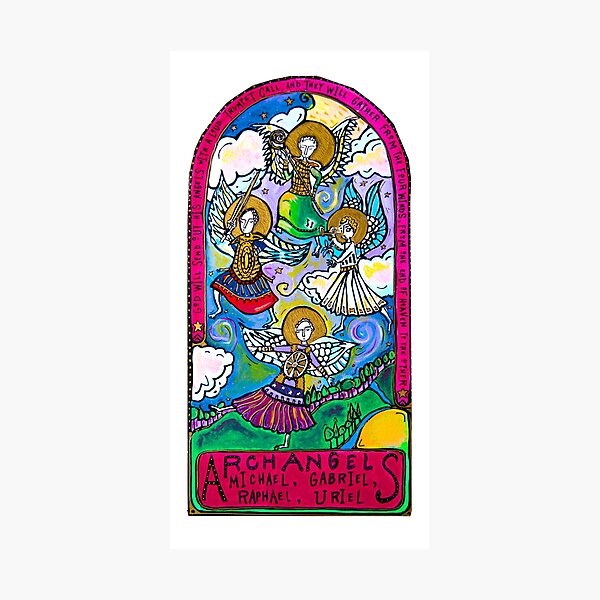 Item preview, Archangels (Michael, Gabriel, Raphael, Uriel)  designed and sold by Abbey of the Arts.