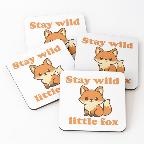Item preview, Stay wild, little fox designed and sold by Ach&Koor.