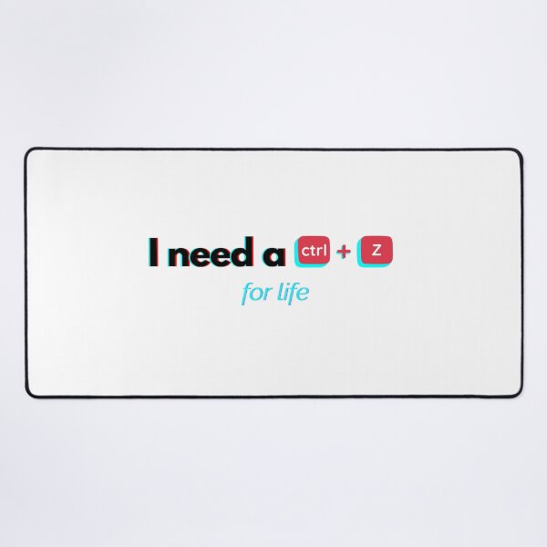 Item preview, I Need a Ctrl+Z for Life – Tech Humor & Relatable Meme designed and sold by ade-datt.