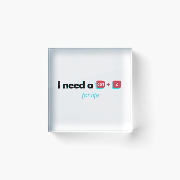 Item preview, I Need a Ctrl+Z for Life – Tech Humor & Relatable Meme designed and sold by ade-datt.
