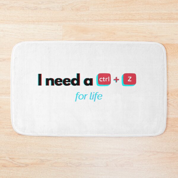 Item preview, I Need a Ctrl+Z for Life – Tech Humor & Relatable Meme designed and sold by ade-datt.