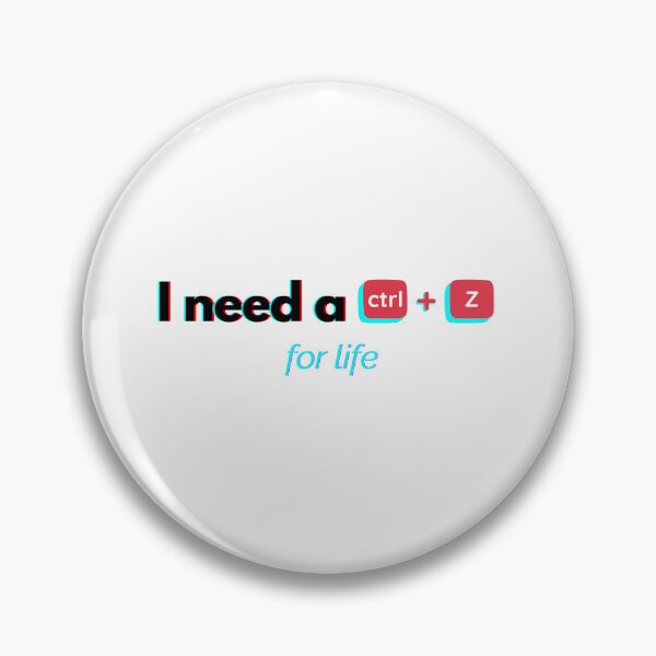 Item preview, I Need a Ctrl+Z for Life – Tech Humor & Relatable Meme designed and sold by ade-datt.