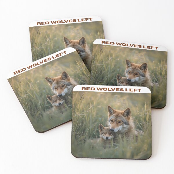 Item preview, Animal Baby Series, Endangered Species, Red Wolves designed and sold by FullSurrender.
