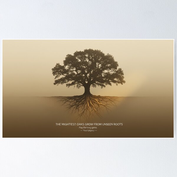 Item preview, The Long Game — LunaPrint / The Builder’s Code Series designed and sold by LunaPoster.