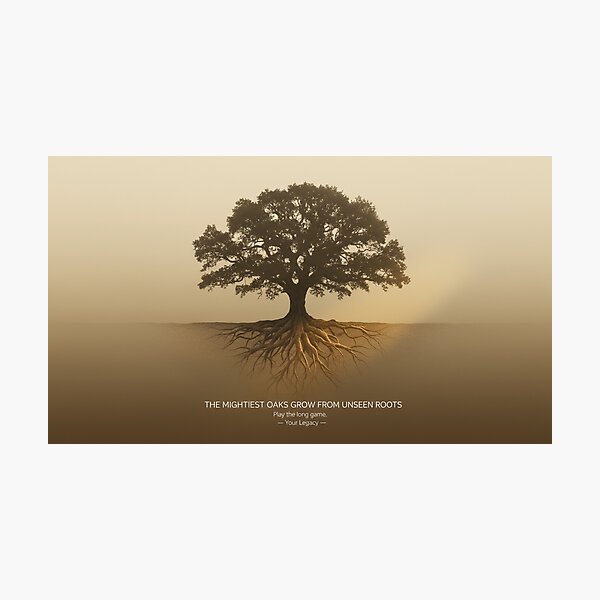 Item preview, The Long Game — LunaPrint / The Builder’s Code Series designed and sold by LunaPoster.