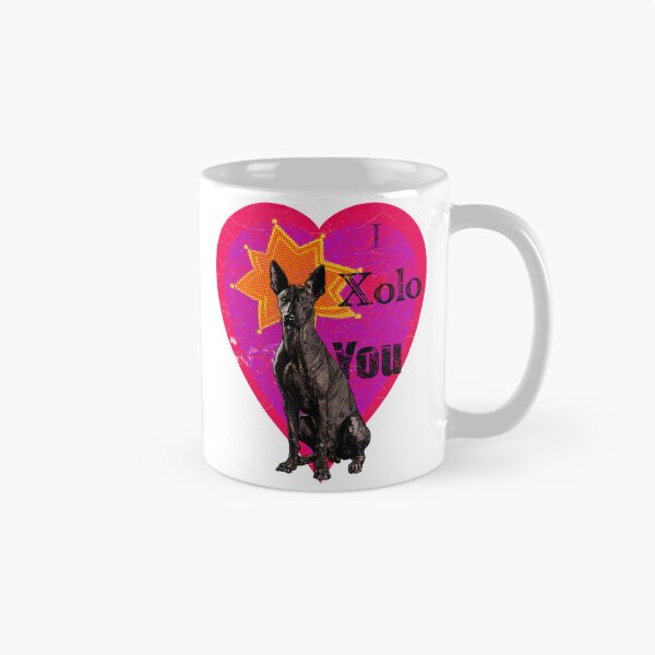 Item preview, "I Xolo You" Vintage Pop Art Xoloitzcuintle Love Design designed and sold by mongeekshirts.