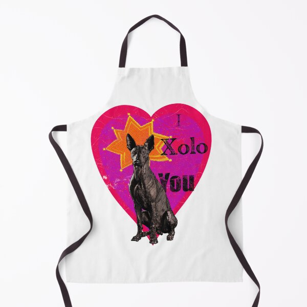 Item preview, "I Xolo You" Vintage Pop Art Xoloitzcuintle Love Design designed and sold by mongeekshirts.
