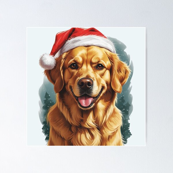 Item preview, Merry Christmas Golden Retriever Dog lover  designed and sold by PetArt  ⭐⭐⭐⭐⭐.