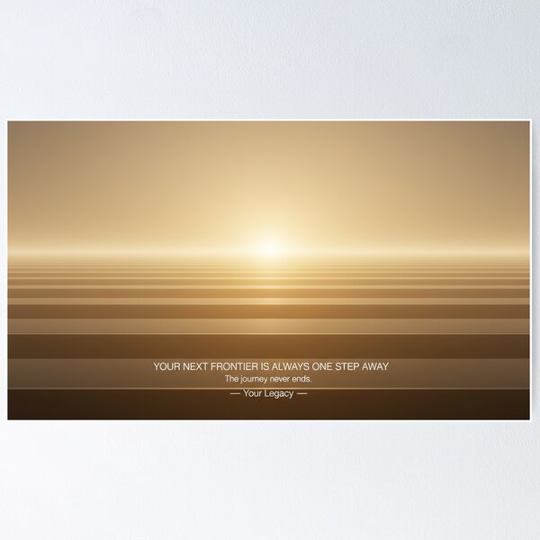 Item preview, The Horizon — LunaPrint / The Builder’s Code Series designed and sold by LunaPoster.