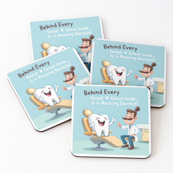 Item preview, "Hero of Smiles — Dentist Appreciation Art" designed and sold by peekaboo Designs.
