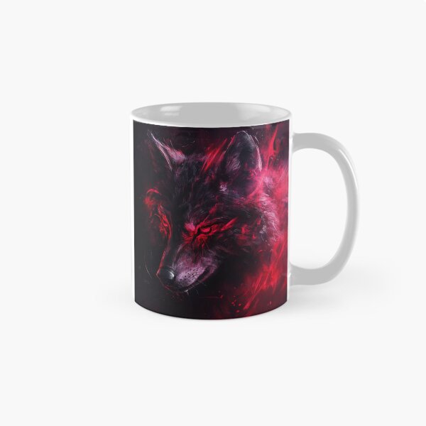 Item preview, Dark Flame Wolf with Fiery Red Eyes designed and sold by Daagath.