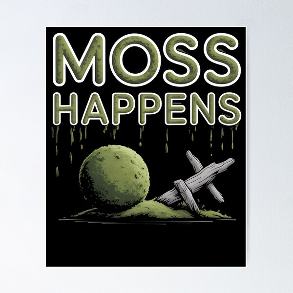 Item preview, Moss - moss gardening - plant humor – bryophyte - no lawn - moss pun – terrarium - green thumb - nature lover - moss is boss - lawn alternative - introvert nature designed and sold by JansenGS.