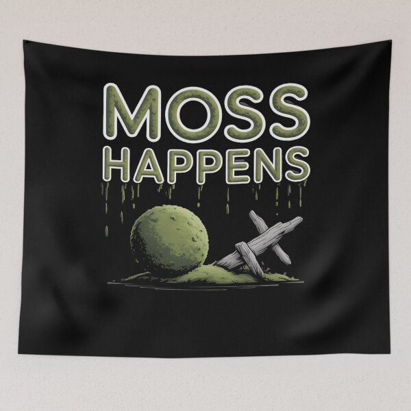 Item preview, Moss - moss gardening - plant humor – bryophyte - no lawn - moss pun – terrarium - green thumb - nature lover - moss is boss - lawn alternative - introvert nature designed and sold by JansenGS.