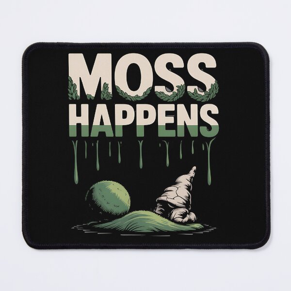 Item preview, Moss gardening - mushroom moss - cottagecore moss - quirky plant - forest aesthetic - anti grass - garden nerd - eco friendly - chill nature - moss art - wild yard lover - sarcastic plant designed and sold by JansenGS.