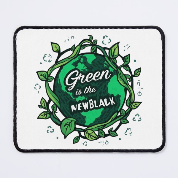 Item preview, Green Fashion – Green Is The New Black designed and sold by PixelCraftStudio.