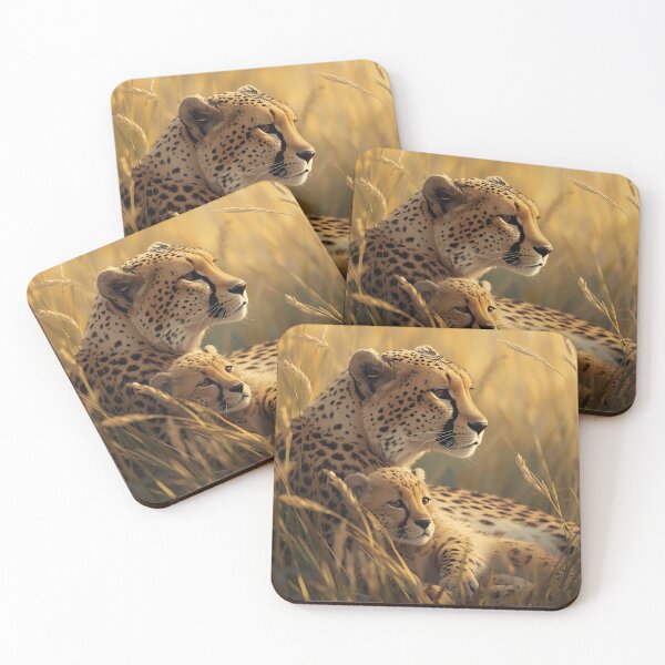 Item preview, Animal Baby Series, Cheetah and Cub designed and sold by FullSurrender.