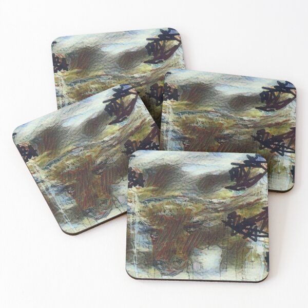 Item preview, Longhorn Cow Art 21 designed and created by (c) Janet Outdoors Designs designed and sold by Janet Outdoors Designs.
