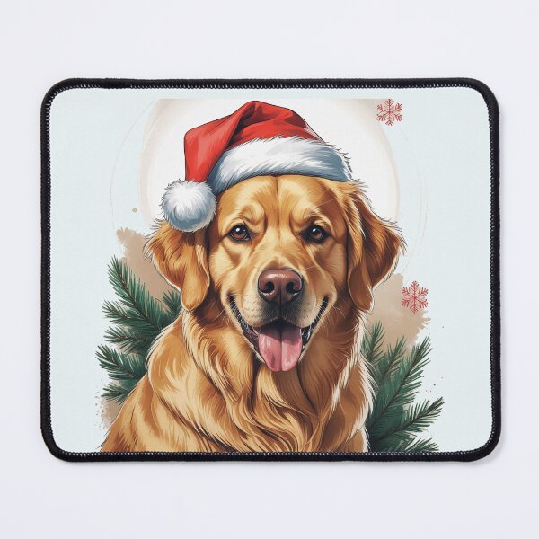 Item preview, Merry Christmas Golden Retriever Dog lover designed and sold by PetArt ⭐⭐⭐⭐⭐.