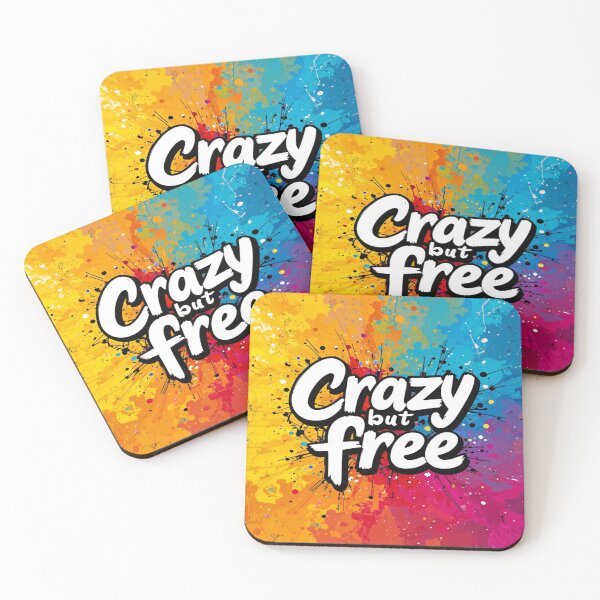 Item preview, Crazy, but FREE - Colorful Graffiti Style designed and sold by Hot4Shirt.