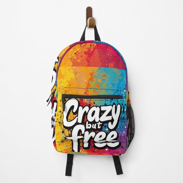 Item preview, Crazy, but FREE - Colorful Graffiti Style designed and sold by Hot4Shirt.