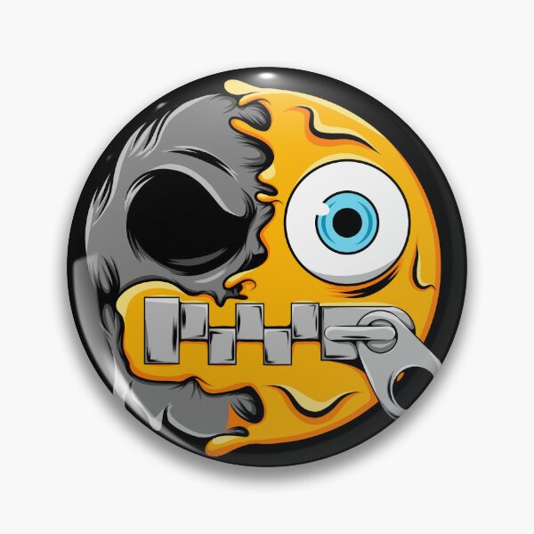Item preview, Gothic silent emoji designed and sold by Joncasmiart.