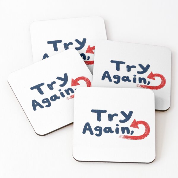 Item preview, Try Again designed and sold by a2zbuyshop.