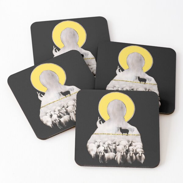 Item preview, The Shepherd and the Outcast – Modern Sacred Art of Grace and Exclusion designed and sold by AveCruxT.