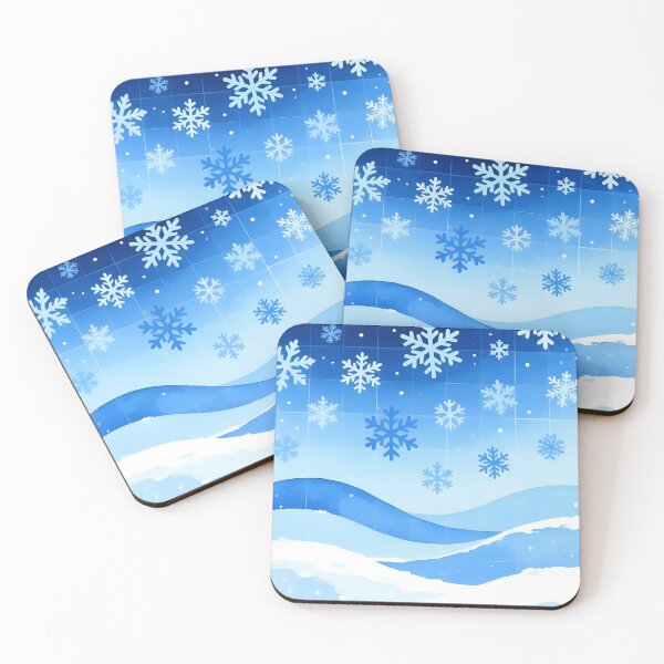 Item preview, Midnight Blue Snowflake Pattern designed and sold by Soulharmony.