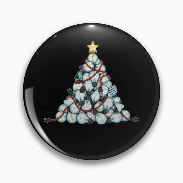 Item preview, Electric Christmas Tree Shirt – Unique Lightbulb Holiday Tee for Engineers & Tech Fans designed and sold by A-Szczesniak.
