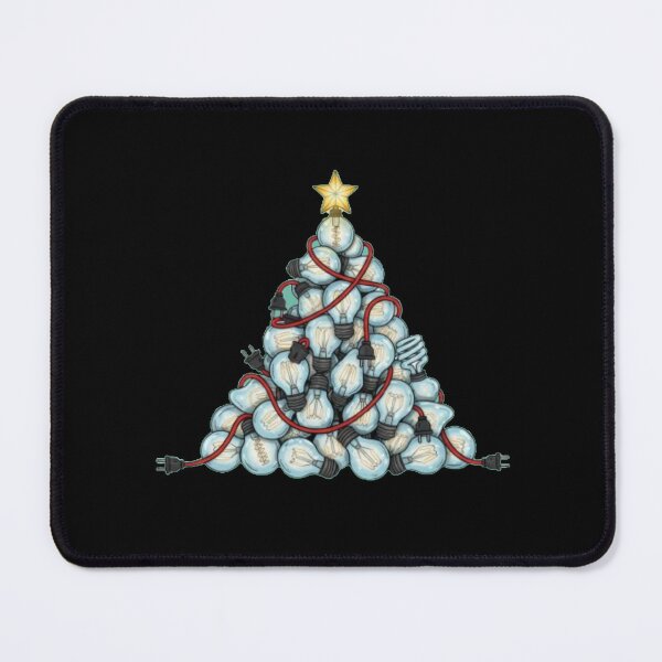 Item preview, Electric Christmas Tree Shirt – Unique Lightbulb Holiday Tee for Engineers & Tech Fans designed and sold by A-Szczesniak.