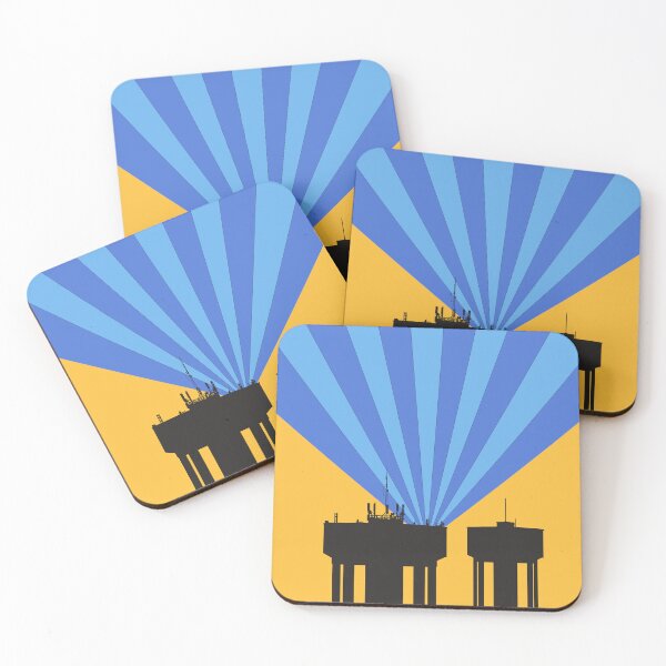 Item preview, Steel Town Water Towers, Corby, Northamptonshire, UK - Dawn designed and sold by Kate Anderson Art.