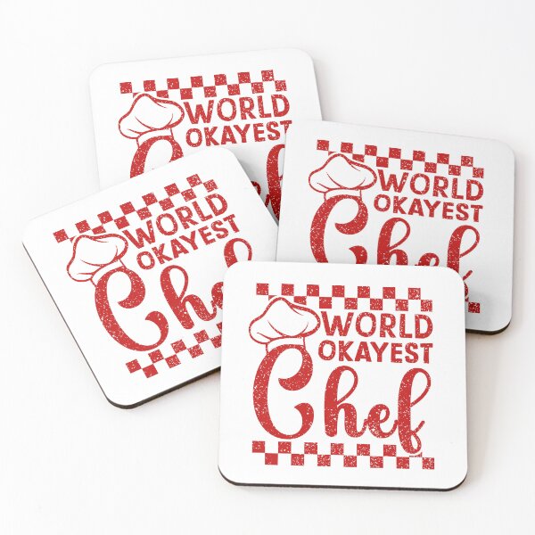 Item preview, World Okayest Chef Funny Cooking Humor designed and sold by Dmetalx Art Apparel.
