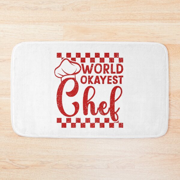Item preview, World Okayest Chef Funny Cooking Humor designed and sold by Dmetalx Art Apparel.