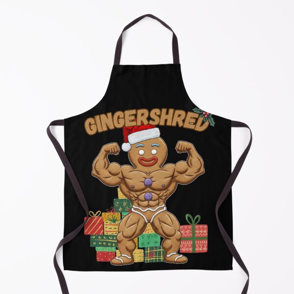 Item preview, Gingershred Christmas Muscle Cookie – Funny Bodybuilding Holiday Gym Shirt designed and sold by A-Szczesniak.