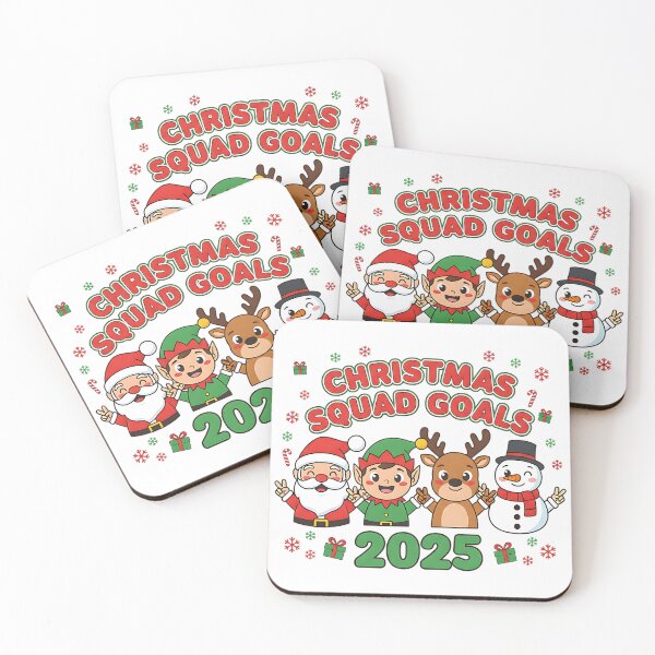 Item preview, Christmas Squad Goals 2025 designed and sold by Silent Watch Threads..